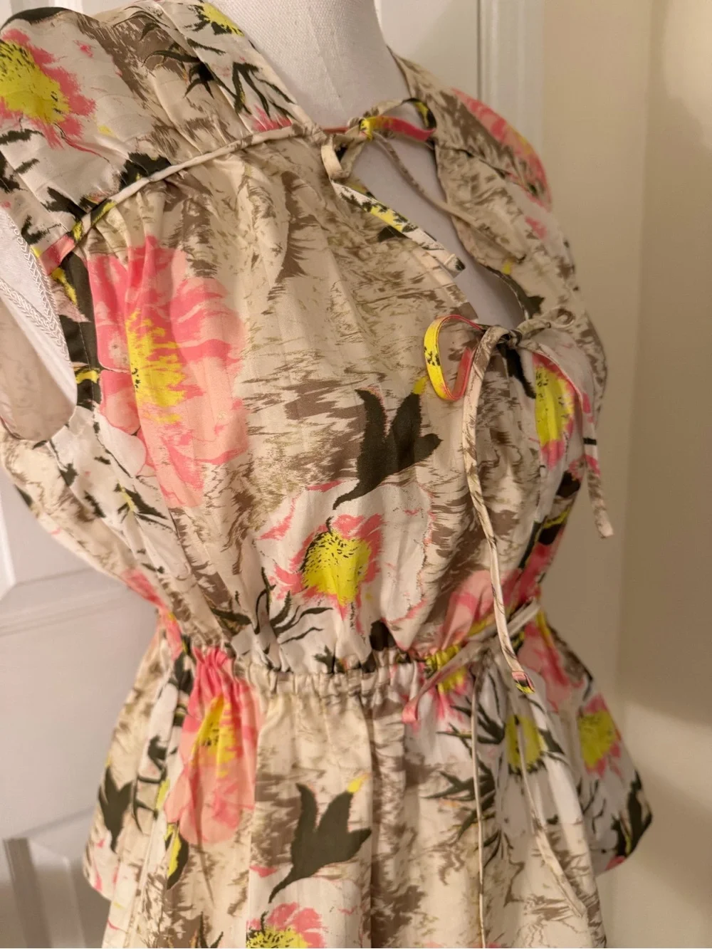 Derek Lam 10 Crosby Caroline Double Tie Top NWT! - Picture 6 of 12
